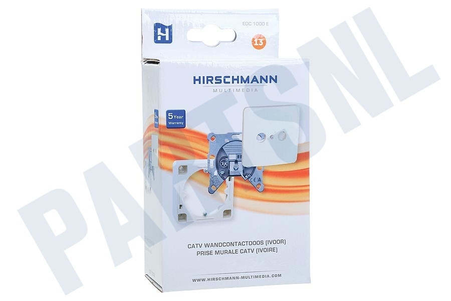 Hirschmann EDC 1000 E CATV Wandcontactdoos