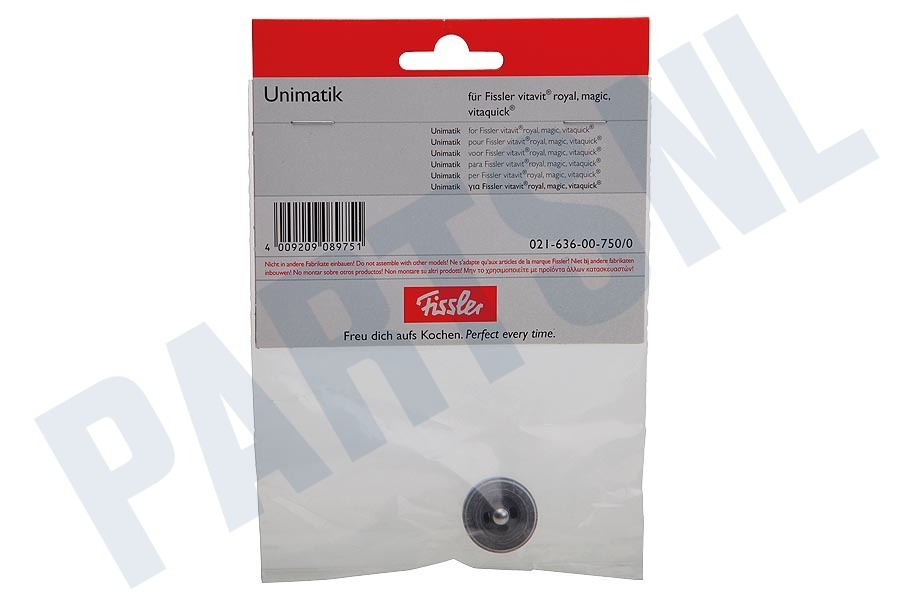 Fissler Ventiel Unimatic vent. 2163600750