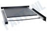 Universeel Combirand Aluminium Met Werkblad Luxe, Zwart