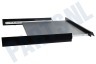 Universeel Combirand Aluminium Met Werkblad Luxe, Zwart