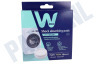 WPRO SKA202 Wpro Trillingsdempers Wit 4 stuks