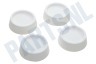 WPRO SKA202 Wpro Trillingsdempers Wit 4 stuks