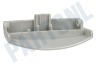 AEG Wasmachine Deurgreep Breed, 10cm, metallic grijze plastic greep