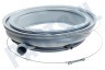 Bosch Wasmachine 772663, 00772663 Manchet Met tuit en 2 knelringen met lampengat