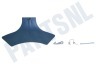 Indesit Wasmachine 298637, C00298637 Deurgreep-set Grijs