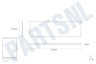 Smeg Koelkast Glasplaat Van groentelade 470x174x4mm