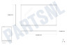 Whirlpool Koelkast Glasplaat 460x310mm. Compleet met randen