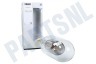 Calex Sundsvall Clear/Titanium Fusion LED lamp 3W Dimbaar