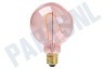 Calex Colors Nora G95 Quartz Pink LED lamp 4W Dimbaar