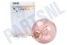 Calex Colors Nora G95 Quartz Pink LED lamp 4W Dimbaar