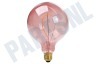 Calex Colors Nora G125 Quartz Pink LED lamp 4W Dimbaar