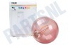 Calex Colors Nora G125 Quartz Pink LED lamp 4W Dimbaar