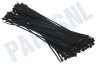 Elektra Bundelbandjes 200x3.6 mm zwart
