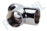 Universeel Verbindingsstuk Y model -chroom-