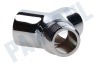 Universeel Verbindingsstuk Y model -chroom-