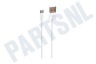 Digiwalker USB Kabel Apple Lightning 100cm Wit