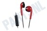 JVC HA-F19M-RB Retro Oordopjes Zwart Rood