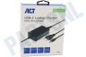 ACT AC2000 USB-C laptoplader met Power Delivery profielen 45W