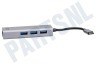 ACT AC7055 3-Poorts USB-C 3.2 Hub met Gigabit Ethernet Poort
