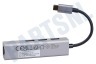 ACT AC7055 3-Poorts USB-C 3.2 Hub met Gigabit Ethernet Poort