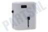 Mobilize 21895 Mobilize International Travel Adapter incl 2-Port USB