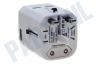 Mobilize 21895 Mobilize International Travel Adapter incl 2-Port USB