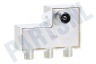 Braun Telecom POA 3 UPC Verdeel element Push on IEC 3-weg splitter
