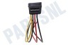 Easyfiks Interne Voedingskabel 5,25" Male - SATA 15p Female