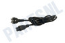 Easyfiks Netvoedingskabel C5, 230V, 10 Amp, 3x0.75mm2, 2,5Meter