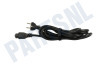 Easyfiks Netvoedingskabel C5, 230V, 10 Amp, 3x0.75mm2, 2,5Meter
