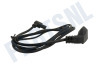 Easyfiks Netvoedingskabel C7 haaks, 2x0.75mm2, 1,5 Meter Zwart