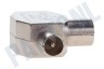 Easyfiks Coax Splitter, 2-Weg, IEC Contra Female - 2x IEC Male