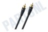 Oehlbach D1C33163 Excellence Subwoofer Cinch kabel, 7,5 Meter
