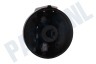 Hotpoint-ariston Oven-Magnetron 288680, C00288680 Knop Gasknop, Zwart/Chroom