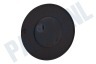 Hotpoint Fornuis 257557, C00257557 Branderdeksel Zwart 69mm normaal