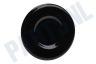 Hotpoint Fornuis 257557, C00257557 Branderdeksel Zwart 69mm normaal