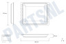 Pitsos Oven-Magnetron HEZ331070 Bakplaat Geemailleerd, Zelfreinigend