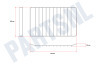 Indesit Oven-Magnetron Rooster 44,5 x 34 cm.