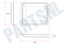 Indesit Oven-Magnetron 481011091369 Bakplaat Grijs