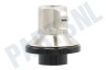 Smeg Knop Chroom met vleugel