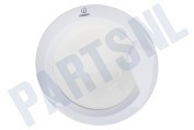 Indesit 508249, C00508249 306743, C00306743 Wasmachine Vuldeur Compleet wit, schuin glas geschikt voor o.a. IWB6163, IWC5125