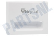 Whirlpool 481010763630 Wasmachine Handgreep van zeepbak geschikt voor o.a. FSCR80414, FSCR90421, WAO8605