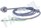 Bosch 656881, 00656881 Droogmachine Snoer Aansluitkabel geschikt voor o.a. WT46W363NL, WTW863I1NL