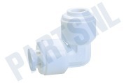 Universeel WF03200 Koelkast Slangverbinder haaks geschikt voor o.a. Amerikaanse koelkasten