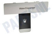 Beko 4902830800 Vriezer Hendel WaterDispenser geschikt voor o.a. GN16323DXR, GN163220S