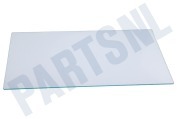 Scholtes 481010667585 Koelkast Glasplaat Vrieslade, onderste 420x248,6mm. geschikt voor o.a. BSNF9152W, KG335AIN, BSNF8421W