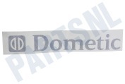 Dometic 3868500491  Sticker Logo Dometic geschikt voor o.a. Dometic airco's