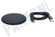 Universeel MHQIS10W001BLK  Fast Wireless QI Charger Black geschikt voor o.a. Alle toestellen geschikt voor draadloos opladen