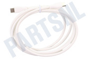 Universeel 20091912B  USB Kabel geschikt voor Universeel USB Type C male naar USB Type C male, wit, 1,8 mtr geschikt voor o.a. Universeel USB Type C