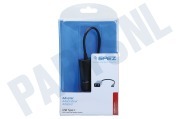 Spez SM2818  Adapter USB C male naar Gigabite netwerk geschikt voor o.a. Universeel USB Type C